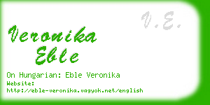 veronika eble business card